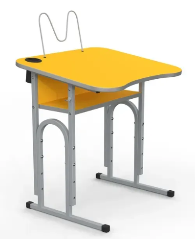 Стіл учнівський 05 №4-6/700х500 нахил МФ Вересень